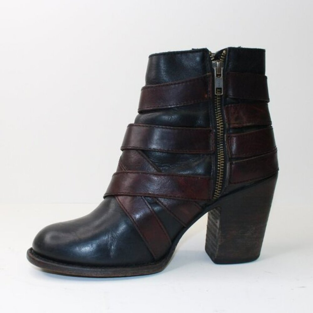 Freebird Hustl Ankle Biker Strap Boots (8 Us) View 2